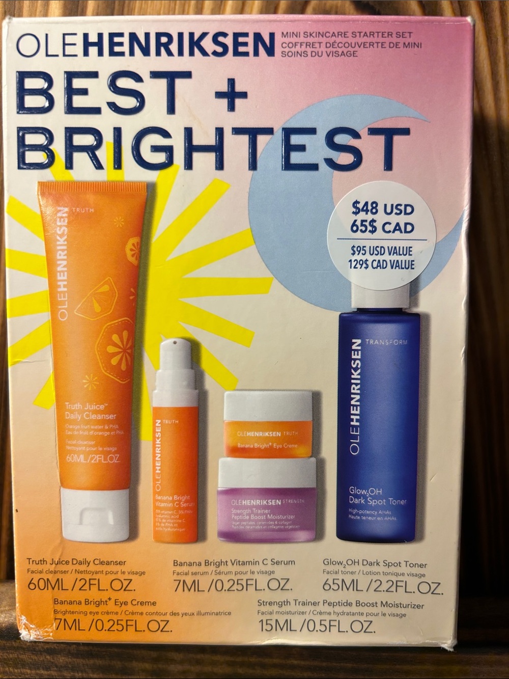 Ole Henriksen Best + Brightest Mini Set — Orange, Purple, Blue